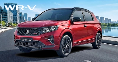 Warna Blazing Red Pearl Two Tone New Honda WR-V tipe RS Sensing